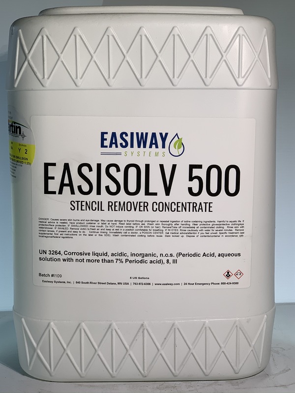 EASIWAY EASISOLV 500 EMULSION REMOVER CONCENTRATE (MIXED 1:25)